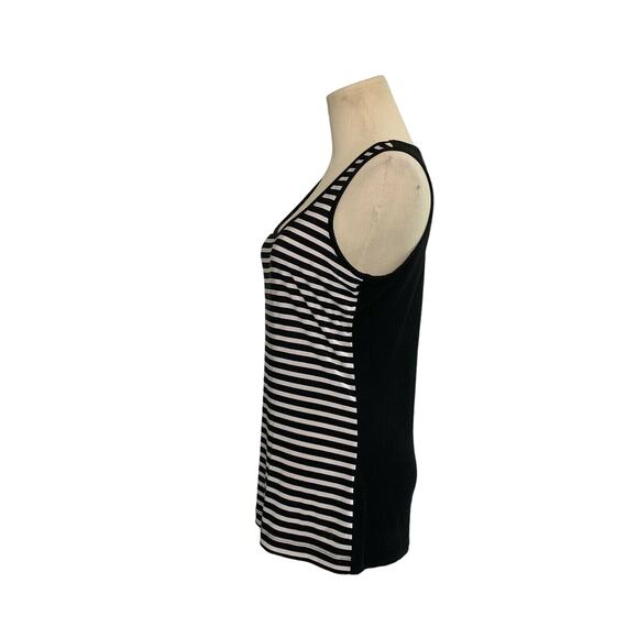 The Limited white black front stripe tank top Size Medium - Picture 6 of 11